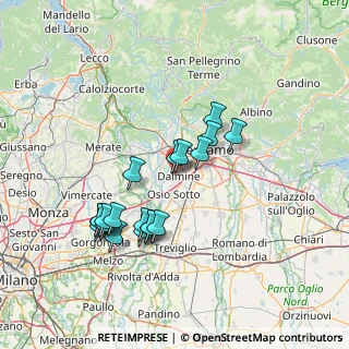 Mappa Via Enea Salmeggia, 24044 Dalmine BG, Italia (13.44789)