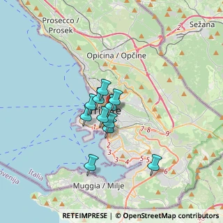 Mappa Via T. Vecellio, 34129 Trieste TS, Italia (2.17182)