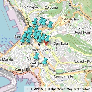 Mappa Via T. Vecellio, 34129 Trieste TS, Italia (0.773)