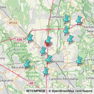 Mappa Via Centro Industriale Europeo, 22078 Turate CO, Italia (4.21636)
