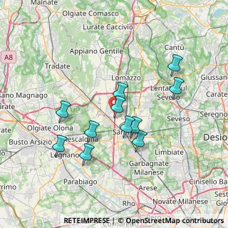 Mappa Via Centro Industriale Europeo, 22078 Turate CO, Italia (6.42091)
