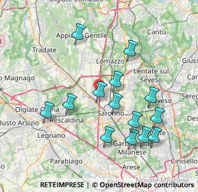 Mappa Via Centro Industriale Europeo, 22078 Turate CO, Italia (7.40429)