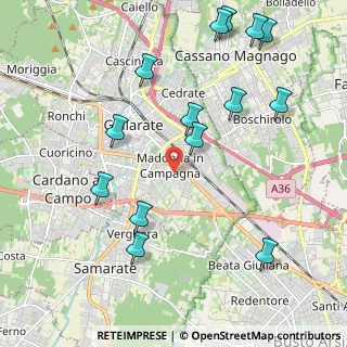 Mappa Via Cascina Colombo, 21013 Gallarate VA, Italia (2.41571)