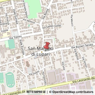 Mappa Via Rizzieri Serato, 5, 35018 San Martino di Lupari, Padova (Veneto)