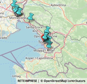 Mappa 34121 Trieste TS, Italia (14.14125)