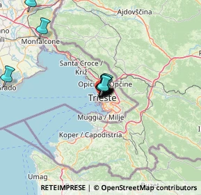 Mappa 34121 Trieste TS, Italia (7.74917)