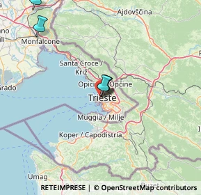 Mappa Via Malcanton, 34121 Trieste TS, Italia (32.97818)