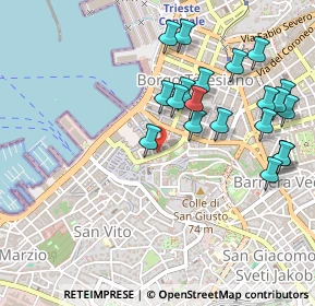 Mappa 34121 Trieste TS, Italia (0.5225)