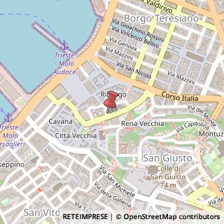 Mappa Via Malcanton, 16, 34100 Trieste, Trieste (Friuli-Venezia Giulia)