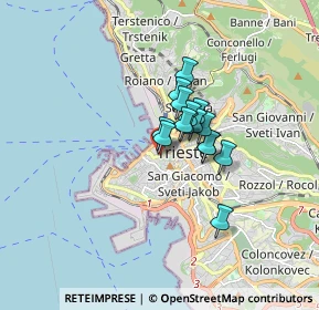 Mappa 34121 Trieste TS, Italia (0.958)