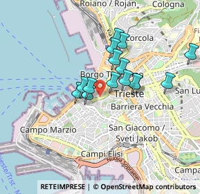 Mappa 34121 Trieste TS, Italia (0.66933)