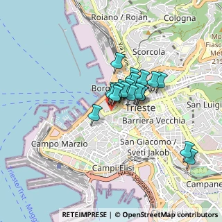 Mappa 34121 Trieste TS, Italia (0.56)