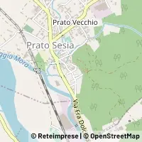 Mapa Prato Sesia