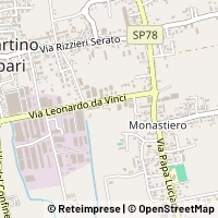 Kaart San Martino di Lupari
