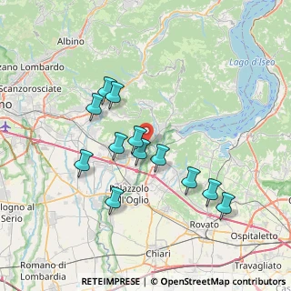 Mappa Via Frate Ambrogio, 24060 Castelli Calepio BG, Italia (6.7025)