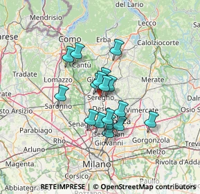 Mappa Piazza Biella, 20831 Seregno MB, Italia (9.50176)