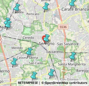 Mappa Piazza Biella, 20831 Seregno MB, Italia (3.10385)