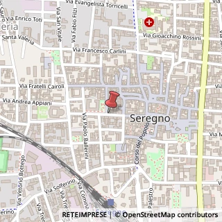 Mappa Via Guglielmo Marconi, 2, 20831 Seregno, Monza e Brianza (Lombardia)