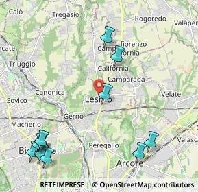 Mappa Via Alessandro Manzoni, 20855 Lesmo MB, Italia (2.74273)