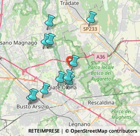 Mappa Via Grazia Deledda, 21055 Gorla Minore VA, Italia (3.64818)