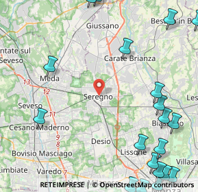 Mappa Via XXIV Maggio, 20831 Seregno MB, Italia (6.764)