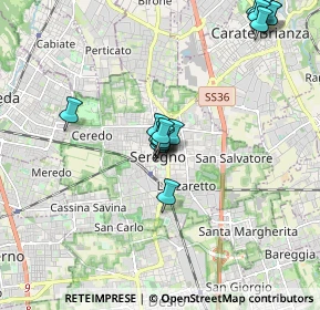 Mappa Via XXIV Maggio, 20831 Seregno MB, Italia (1.816)