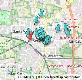 Mappa Via XXIV Maggio, 20831 Seregno MB, Italia (0.423)