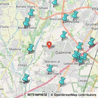 Mappa Via Thomas Edison, 24044 Dalmine BG, Italia (2.8535)