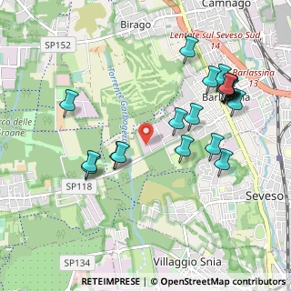 Mappa Via Raffaello Sanzio, 20825 Barlassina MB, Italia (1.0575)