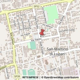 Mappa Viale Europa, 28, 35018 San Martino di Lupari, Padova (Veneto)