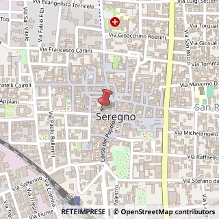 Mappa Via Umberto I, 22, 20831 Seregno, Monza e Brianza (Lombardia)