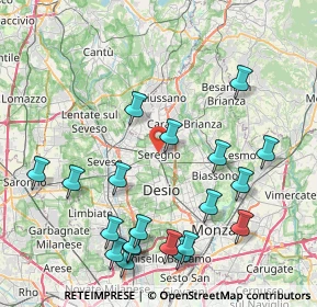 Mappa , 20831 Seregno MB, Italia (9.454)