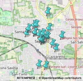 Mappa , 20831 Seregno MB, Italia (0.5725)