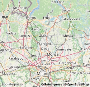 Mappa 20831 Seregno MB, Italia (12.8)
