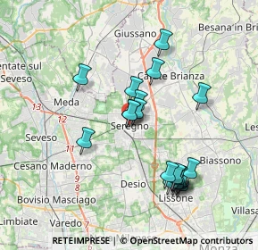 Mappa , 20831 Seregno MB, Italia (3.483)