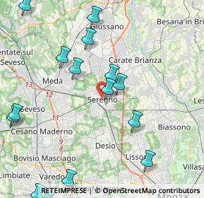 Mappa , 20831 Seregno MB, Italia (5.19867)