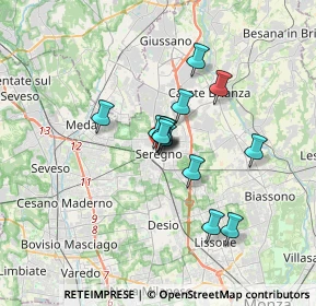 Mappa , 20831 Seregno MB, Italia (2.35615)