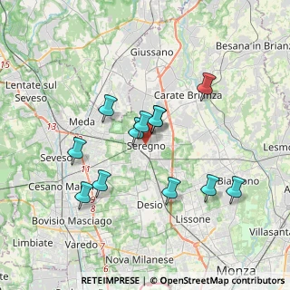 Mappa , 20831 Seregno MB, Italia (3.235)