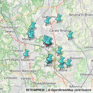Mappa , 20831 Seregno MB, Italia (3.035)