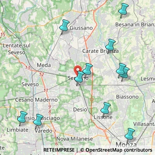 Mappa , 20831 Seregno MB, Italia (5.33)