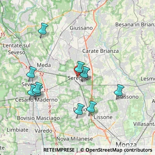 Mappa , 20831 Seregno MB, Italia (3.93)