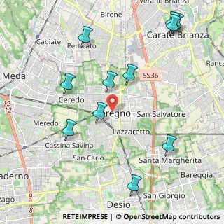 Mappa , 20831 Seregno MB, Italia (2.40364)
