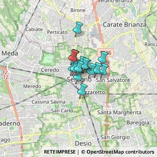 Mappa , 20831 Seregno MB, Italia (0.76)