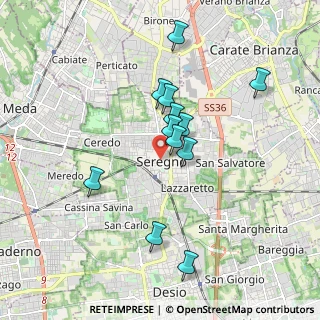 Mappa , 20831 Seregno MB, Italia (1.58417)