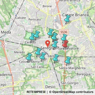 Mappa , 20831 Seregno MB, Italia (1.43357)