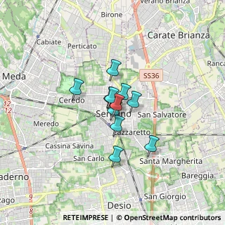 Mappa , 20831 Seregno MB, Italia (0.90636)