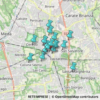Mappa , 20831 Seregno MB, Italia (1.00056)