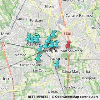 Mappa , 20831 Seregno MB, Italia (1.04429)