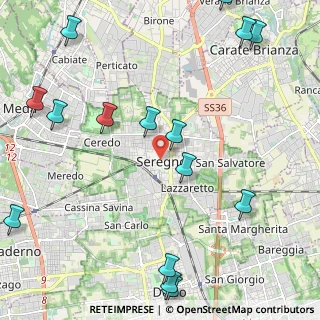 Mappa , 20831 Seregno MB, Italia (3.05)