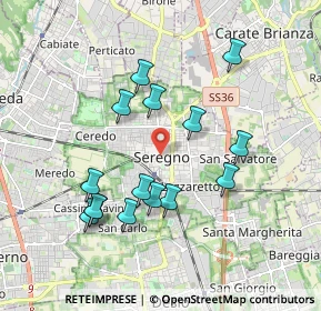 Mappa , 20831 Seregno MB, Italia (1.79067)